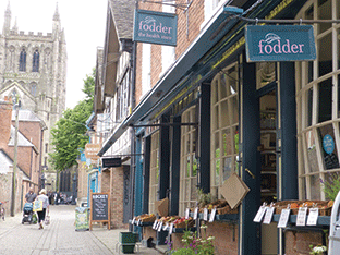 The exterior of Fodder in Hereford