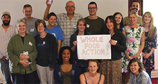 A photo of some members of Whole Food Action
