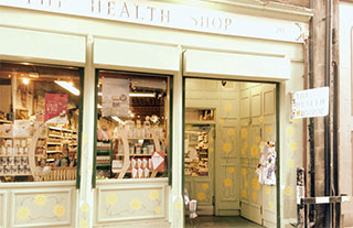 The exterior of the Health Store