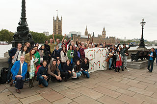 Members of Whole Food Action demonstrating